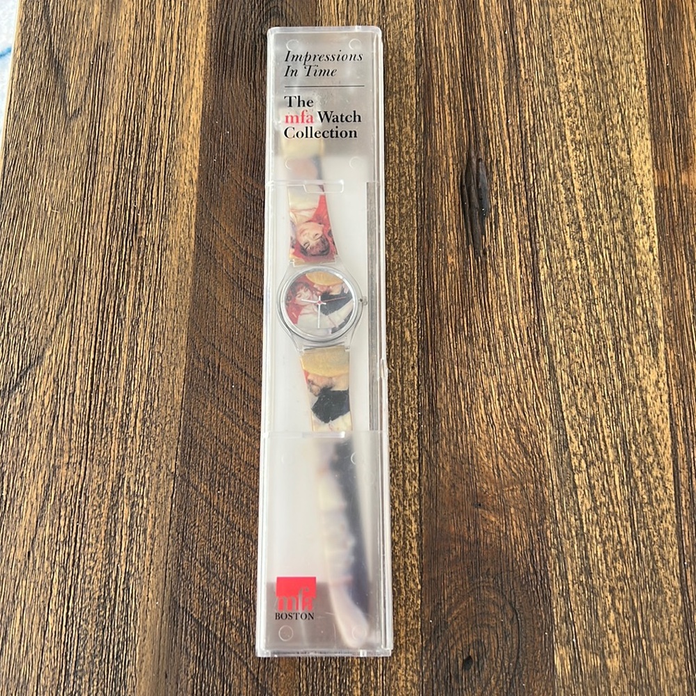 Collectible rare swatch from Boston Museum of fine art